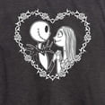 thumbnail image 3 of The Nightmare Before Christmas - Jack Sally Heart - Women's Short Sleeve Graphic T-Shirt, 3 of 5