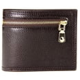 thumbnail image 1 of Men's Wallet Faux Leather Credit Card Holder Clutch Wallet with ID Window Zipper, 1 of 2