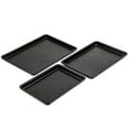 thumbnail image 2 of Thyme & Table Nonstick Sheet Pan 3-Piece Set - Black, 2 of 4