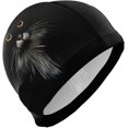 thumbnail image 1 of FYBTO Swimming Cap Black Cat Adult FYBTO Polyester, 1 of 4