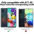 thumbnail image 2 of for Samsung A71 Case with Screen Protector, Anti Scratch Heavy Duty Galaxy A71 4G Case Full Body Protection Slim Lightweight Durable Shockproof Case for Samsung Galaxy A71,Black, 2 of 7