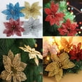 thumbnail image 3 of 15cm brillo colgante hueco árbol fiesta guirnalda decoración dorado Sunnimix  Flor artificial, 3 of 4