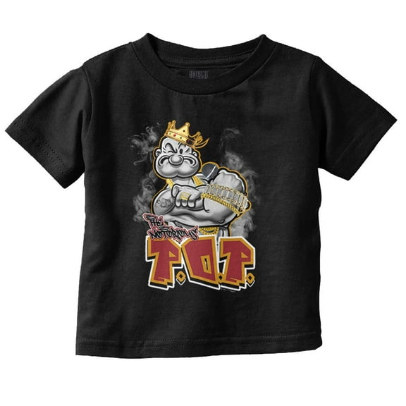 Urban Popeye King P.O.P Cartoon Toddler Boy Girl T Shirt Infant Toddler Brisco Brands 6M