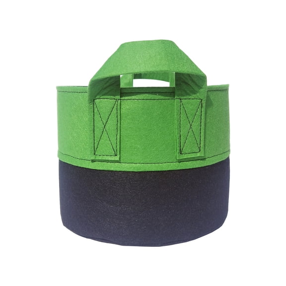 CuiLiyq 7 Gallon Grow Bags with Double Handles, Thickened Non Woven Fabric Grow Bag for Potato Vegetables, Breathable and Warm Fabric Pots for Outdoor Tomato Flowers Plants Gardening Supplies, Green