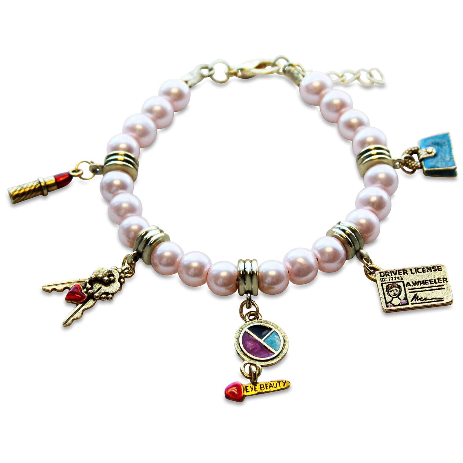 Teen Girl Charm Bracelet in Gold