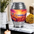 thumbnail image 7 of Sunflower Funeral Cremation Urns For Human Ashes Adult Man - Purple Urn For Ashes Adult Male - 10 Inch 1 Large Decorative Urn For Women - Set Of 4 Pink Keepsake Urns For Father And Mother, 3 Inch, 7 of 7