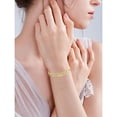 thumbnail image 2 of CACA LADY Infinity Bracelet 925 Sterling Silver May Birthstone Bracelet Wedding Graduation Jewelry for Her Girlfriend Women Bride Wife, 2 of 6