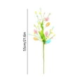 thumbnail image 6 of Stijggn Easter Flowers Artificial Easter Gifts Faux Foam Easter Egg Picks Decorative Pastel Speckled Easter Egg Stems for Spring Easter Basket Bouquets Floral Arrangement Centerpiece Wreath, 6 of 6