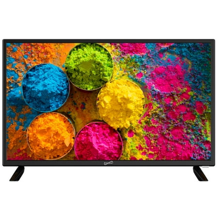 Supersonic SC-2411 24in Led Hd Tv Built-in Dual Tuners Hdmi Input Compatible Hdtv 1080p/1080i/720p/