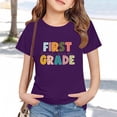thumbnail image 2 of LIJCC Garçons Filles Premier Jour de Première Année Rentrée des Classes T-Shirt en Coton T-Shirt à Manches Courtes Haut T-Shirt à Imprimé Lettres Haut de Rentrée, 2 of 5