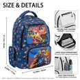 thumbnail image 5 of Yuyamidu Football Backpack for Boys 8-12 17 Inch Lightweight 3rd-6th Grade School Bag Large Capacity Waterproof Multi-Pocket Bookbag with Padded Straps Back to School, 5 of 8