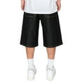 thumbnail image 4 of Victorious Men's Baggy Fit Raw Denim Shorts DS2098 - Black - 42, 4 of 6