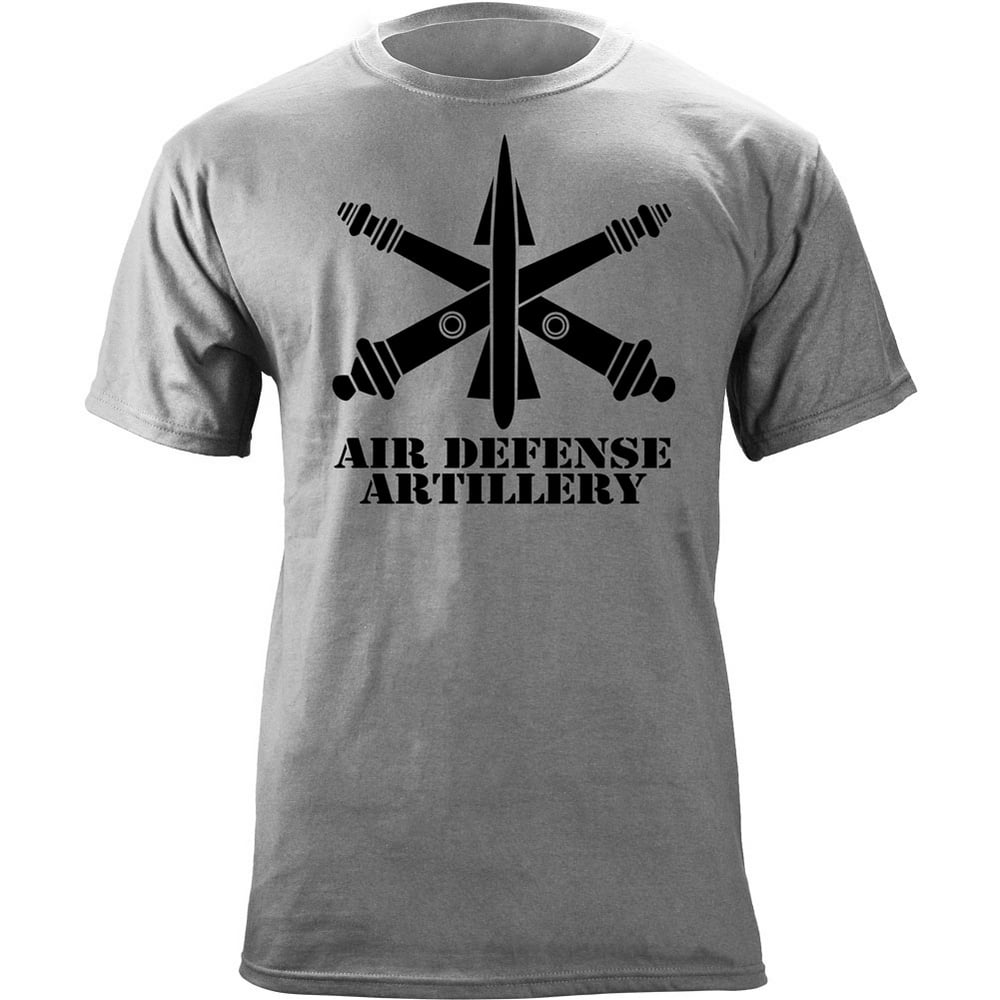 USAMM Army Air Defense Artillery ADA Branch Insignia Veteran TShirt