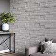 thumbnail image 3 of Concord 3D Wall Panels | Accent Wall Panels - Concrete | MDF Slat Planks | Wall Panels for Interior Wall Decor COS-041 (Pack of 18) 12.16 sqft, 3 of 5