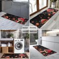 thumbnail image 2 of Colorful Mushroom Butterfly Dark Pattern Kitchen Rug Mat,Kitchen Runner Rugs Non Skid Washable,Decorative Kitchen Floor Mats for Kitchen,Sink,Laundry,17"X47", 2 of 5
