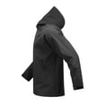 thumbnail image 3 of Youthup Men's Solid Color Water-Resistant Hooded Jacket - Breathable All-Season Raincoat with Moisture Wicking for Outdoor Activities, 3 of 7