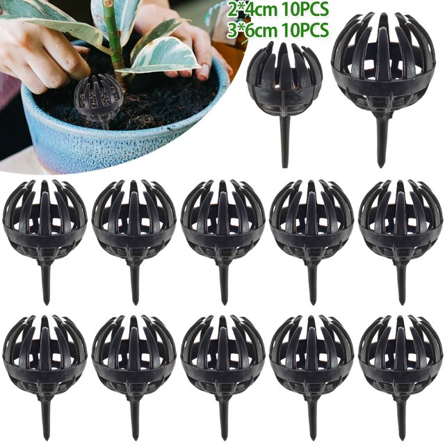 Muyoka 10 Uds. Cesta de fertilizante de plástico, caja contenedora de fertilizante reutilizable, cesta de malla de fertilizante para cultivo de plantas pequeñas, maceta portátil de nutrición para plan Muyoka Hogar