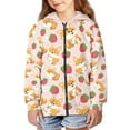 thumbnail image 3 of chaqlin Corgi Hoodies for Teen Girls Trendy Y2K Full-Zip Sweatshirt Strawberry Long Sleeve Jacket Kids Hooded Coat Casual Outerwear with Pocket, 3 of 5