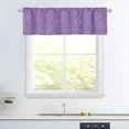 thumbnail image 2 of Lavender Kitchen Curtains 36 Inch Length Sets with Valance, 3 Piece Rod pocket Thermal Insulated Room Darkening Blackout Curtains for Kitchen, Bedroom / Bath Room(52X18+26X36 Inch, Lavender,3 Pieces), 2 of 6