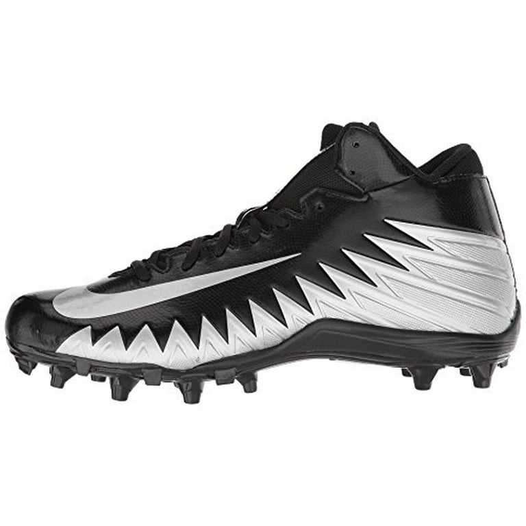 Men's Nike Alpha Varsity Football Black/Metallic Silver/White - Walmart.com