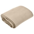 thumbnail image 6 of Imperial Home 50” x 60” Fleece Throw Blankets Creme Brulee Beige 12 Pack, 6 of 6