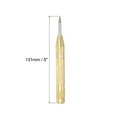 thumbnail image 2 of Uxcell 5" Spring-Loaded Adjustable Automatic Center Hole Punch Puncher Tool Yellow, 2 of 5