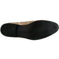 thumbnail image 6 of Santimon Mens Dress Shoes Paillette Loafers Metallic Slip-On Casual Business Shoes Gold 8 US, 6 of 7