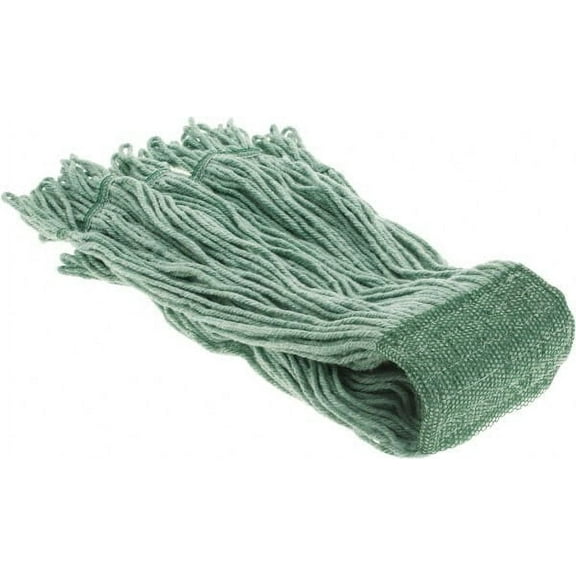 PRO-SOURCE 5" Green Head Band, X-Large Blended Fiber Loop End Mop Head