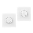 thumbnail image 1 of IFANLANDOR 2pcs Wall Vent Fan Speed Controller Plastic White For Home Office, 1 of 7