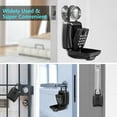 thumbnail image 2 of WHT MAKER Key Lock Box, Push Button Combination Lock Box for Keys Outdoor, Wall Mounted LockBox for House Keys with 12-Digit Combination Resettable Code, Key Hider Safe Box for Home Hotels, 2 of 7