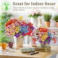 thumbnail image 6 of CandWuom 16 Bundles Artificial Flowers for Outdoors/Indoors, Faux Fake Flower Plants for Outside UV Resistant Decor Garden Porch(8 Color), 6 of 8