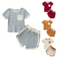 thumbnail image 6 of Sngxgn Baby Girl's 2pc Rib Long Sleeve Romper and Pant Set(,90), 6 of 6