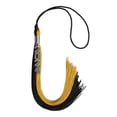 thumbnail image 3 of Endea Graduation Black/Bright Gold Graduation Tassel with Silver Stacked Date Drop, 3 of 5