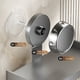 thumbnail image 5 of Portarrollos con ventosa de doble capa | Estante de pared para papel higiénico y toallas de papel | Organizador de baño y cocina sin taladros | Incluye 1 estante, 5 of 6