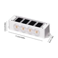 thumbnail image 3 of Solar Wall Lights Outdoor Waterproof LED Garden Fence Light for Patio Yard Gate Pathways Warm White Up Down Lighting Decorative Landscape, 3 of 6