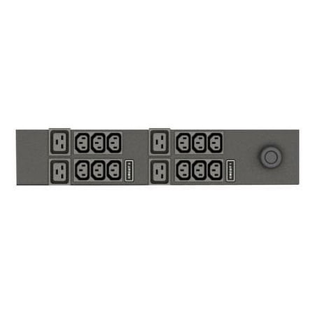 UPC: 0767041025880 | Vertiv Monitored VP7811B – Power distribution unit (rack-mountable) – AC 208 V – 4.9 kW – Ethernet – input: NEMA L6-30P – output connectors: 16 (4 x IEC 60320 C19  12 x IEC 60320 C13) – black powder coat