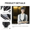 thumbnail image 2 of STRANDCHIC Black Adjustable Chef Working Hat Made of Durable Cotton for Kitchen and Restaurant Staff, 2 of 6