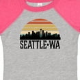 thumbnail image 4 of Inktastic Seattle Washington Skyline Sunset Boys or Girls Baby Bodysuit, 4 of 5