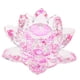 thumbnail image 1 of Matsuzay Pisapapeles artesanales de flor de loto de cristal modelo de loto de cristal amarillo Kits de decoración para fiestas Rosa, 1 of 1