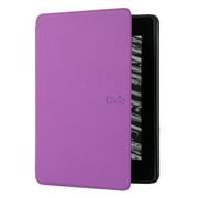 Case for Kindle 6 Inch 2024 / Kindle 11th Generation 6 Inch 2024 E-Reader, Flip Folio Cover with Auto Sleep Wake Function, Premium PU Leather + PC Protective Slim Fit Case, Purple