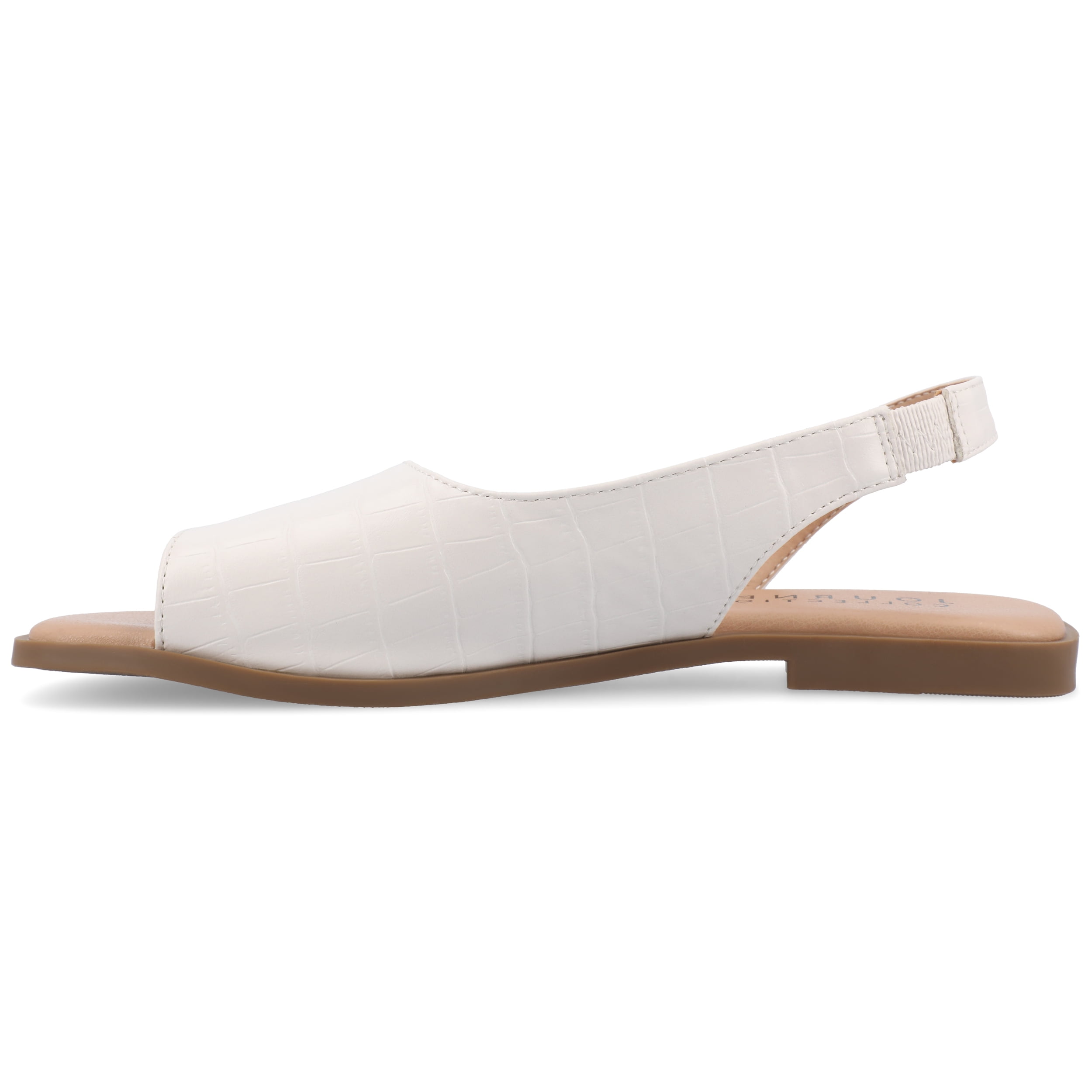 Journee Womens Brinsley Sling Back Flat Sandals, Widths Available