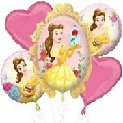 Disney Princess Belle Beauty and the Beast Authentic Licensed theme Foil Balloon Bouquet