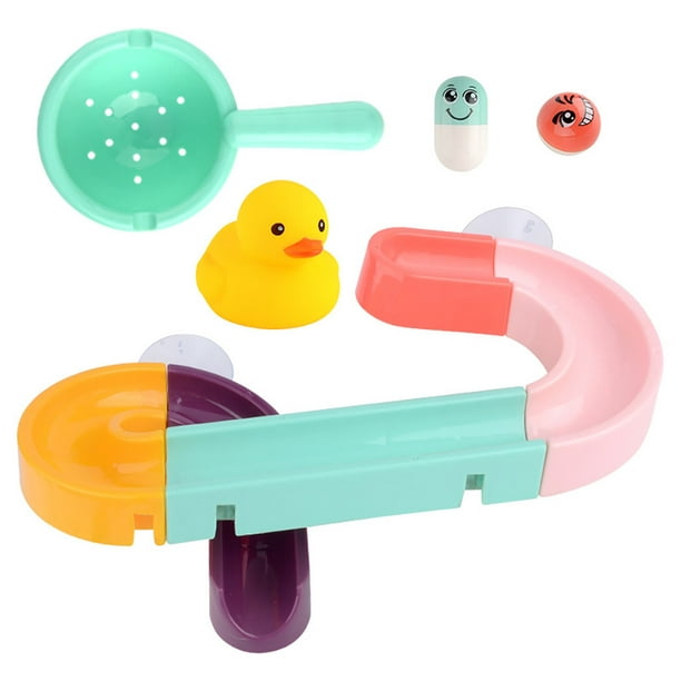 Baby Bath Toys Suction Cup Race Orbits, Bathtub Race Car Track