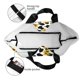 thumbnail image 4 of Balery Cute Cow Print Sunflower A Bolsa Tote Estilo Estético con Cremalleras, Bolsa de Hombro, Bolsa de Compras Grande y Plegable, 4 of 8