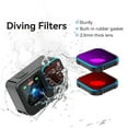 thumbnail image 5 of Professional Underwater Lens Restoration Watertight Color Correction Dive Filter For 13/12/11/10/9 Action Camera, 5 of 9