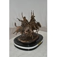 thumbnail image 4 of Nifao Coming Thru the Rye Remington Replica Bronze Statue – Bronze Statue, Home Decor, 13"L x 12"W x 14"H, 4 of 12