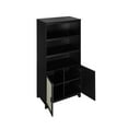 thumbnail image 5 of Manhattan Comfort Sheridan Bookcase Cabinet from Engineered Wood in Black, 5 of 9