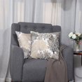 thumbnail image 2 of Unique Bargains Housses de Coussin en Polyester pour Canapé-Lit 18' x 18', Marron, 2 Pcs, 2 of 9