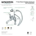 thumbnail image 2 of Kingston Brass CC608T1 7" Deck Mount Tub Filler,w/Ha CC608T1, 2 of 2