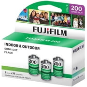 Fujifilm Fujicolor 200 Color Negative Film for ISO 200 Camera, 35mm Roll Film, 36 Exposures, 3 Pack